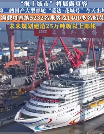 爱达花城号出坞